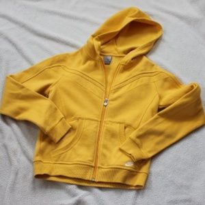 nike yellow zip sweatshirt